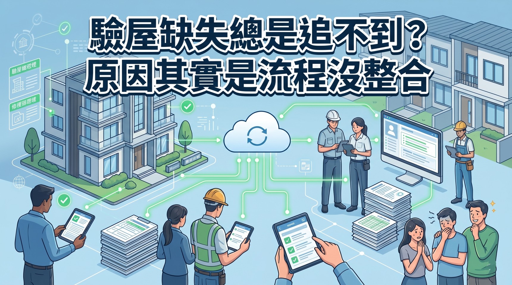 驗屋缺失總是追不到？原因其實是流程沒整合