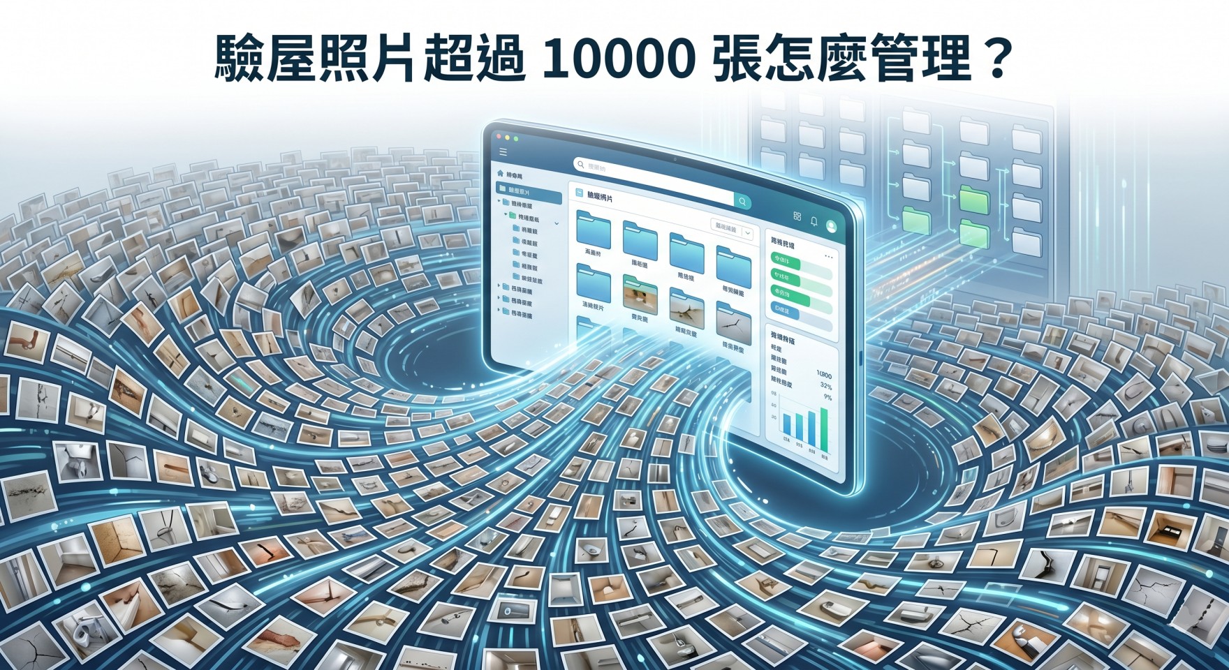 驗屋照片超過 10000 張怎麼管理？
